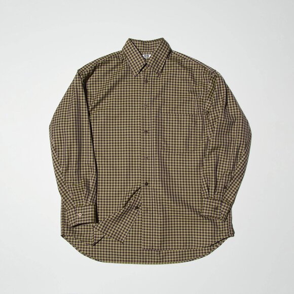 Twill Oversized Shirt | Checked (Uniqlo U; Fall/Winter 2024) - Picture 4 of 6